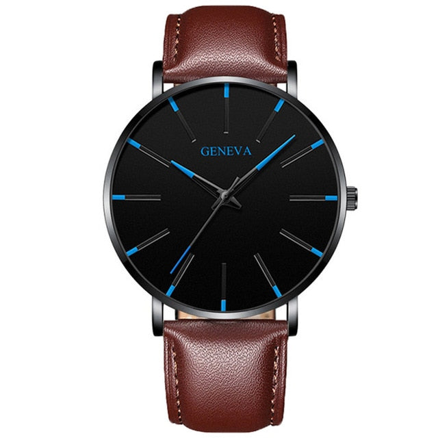 Reloj Hombre 2020 Mens Minimalist Watches Ultra Thin Mesh Belt Watch Luxury Men's Watch Business Casual Quartz Wristwatch - Shopeasywear