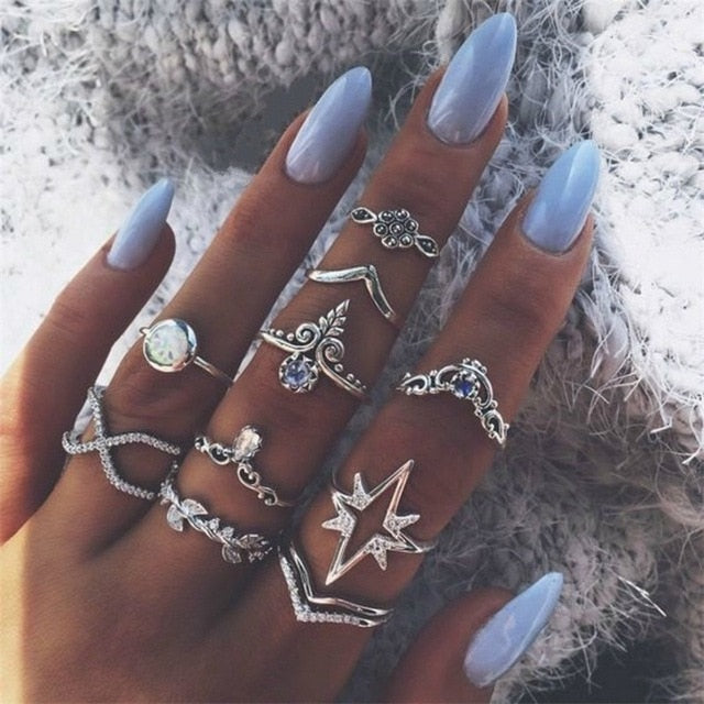 15 Pcs/set Ring Set For  Women - Shopeasywear