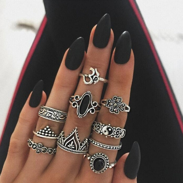 15 Pcs/set Ring Set For  Women - Shopeasywear
