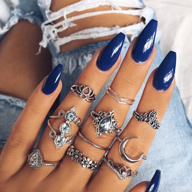15 Pcs/set Ring Set For  Women - Jeglow store