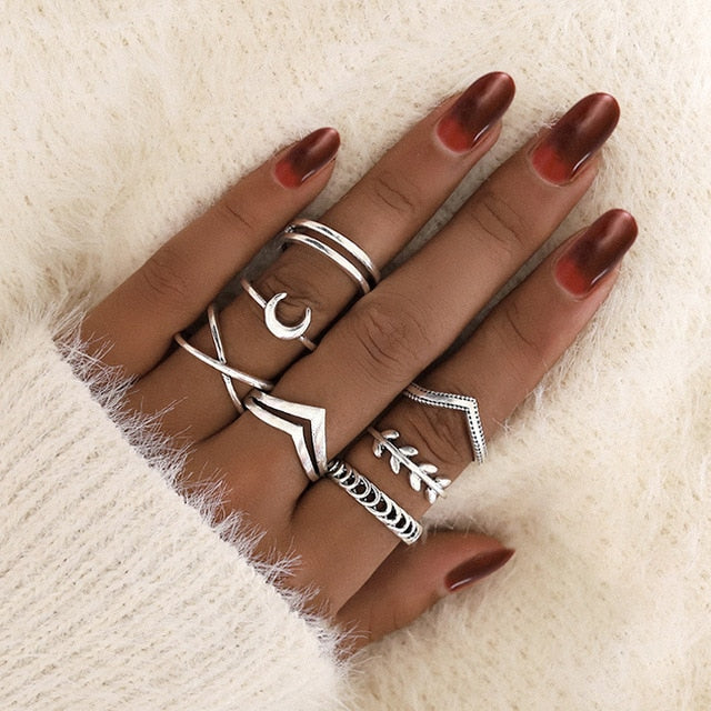 15 Pcs/set Ring Set For  Women - Shopeasywear