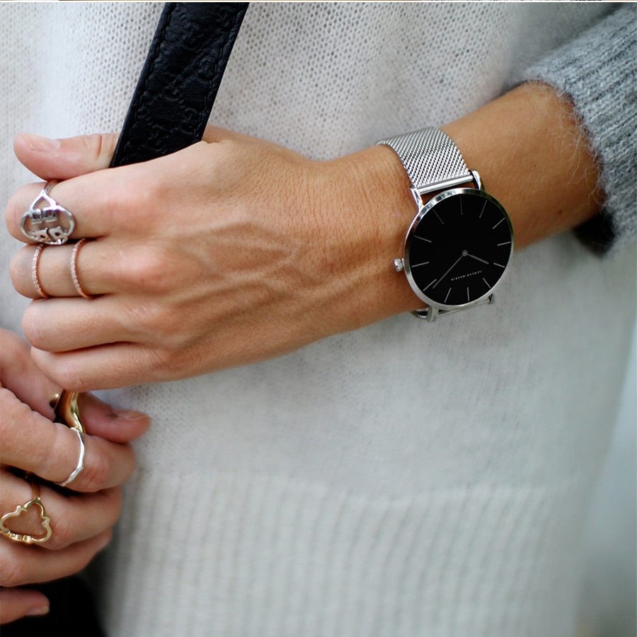 Simple Waterproof Rose Watch - Shopeasywear