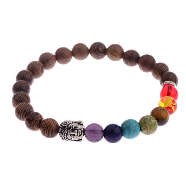 8mm New Natural Wood Beads Bracelets - Shopeasywear
