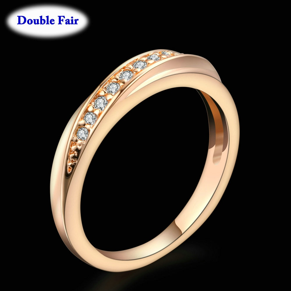 Top Quality Wedding Party Finger Rings For Women Fashion Brand Austrian Crystal Tail Ring Vintage Jewelry DWR314M - Shopeasywear
