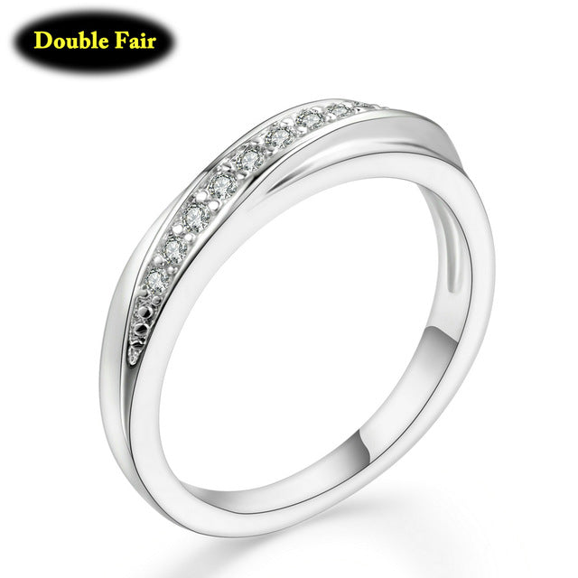Top Quality Wedding Party Finger Rings For Women Fashion Brand Austrian Crystal Tail Ring Vintage Jewelry DWR314M - Shopeasywear