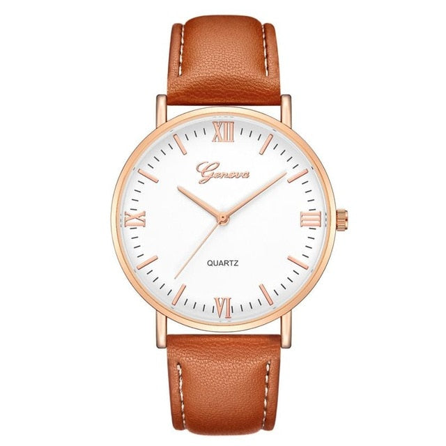 2018 Reloj Fashion Large Dial Military Quartz Men Watch Leather Sport Watches Classic Clock Wristwatch Relogio Masculino #D - Shopeasywear