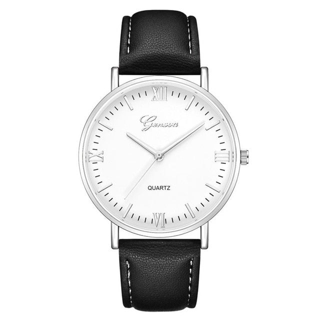 2018 Reloj Fashion Large Dial Military Quartz Men Watch Leather Sport Watches Classic Clock Wristwatch Relogio Masculino #D - Shopeasywear