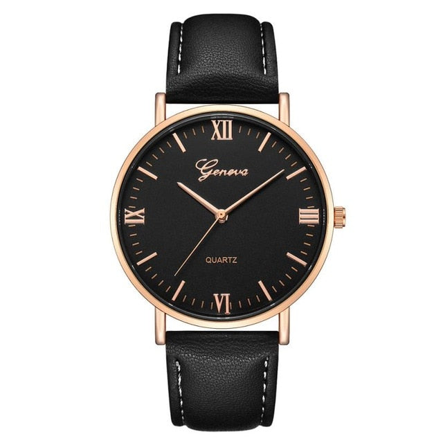 2018 Reloj Fashion Large Dial Military Quartz Men Watch Leather Sport Watches Classic Clock Wristwatch Relogio Masculino #D - Shopeasywear