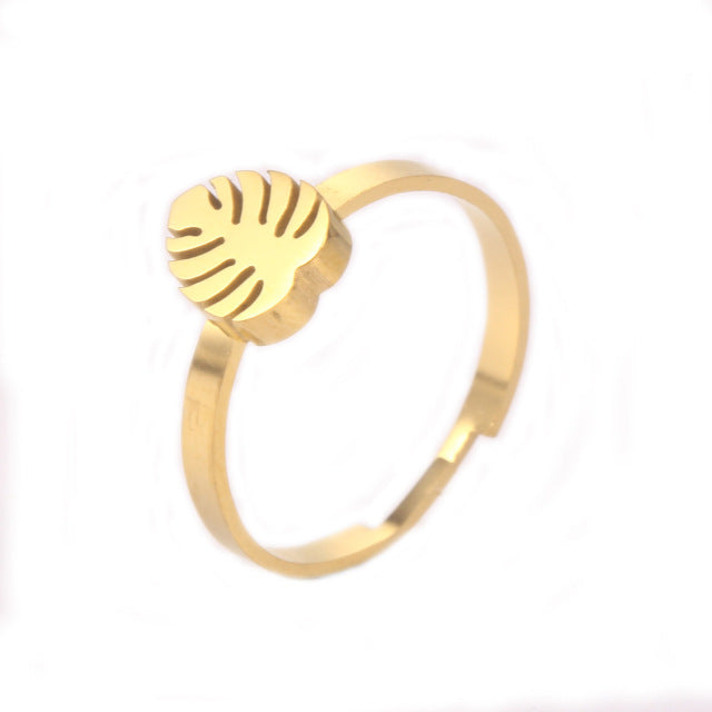 Clover Feather lightning Heart  Rings For Women - Shopeasywear