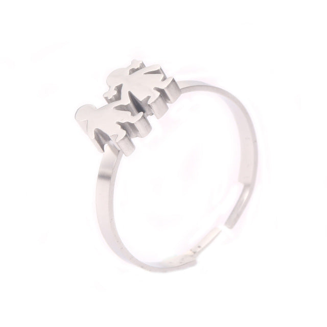 Clover Feather lightning Heart  Rings For Women - Shopeasywear