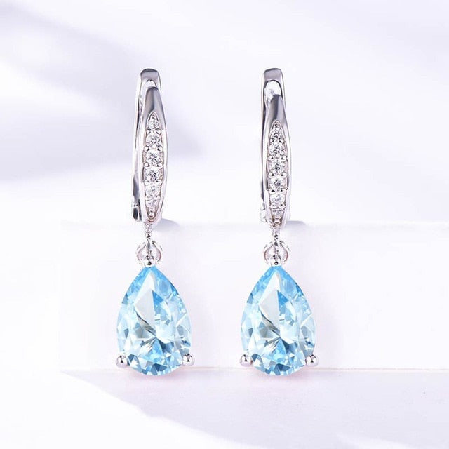 Gemstone Clip Earrings for Women - Shopeasywear