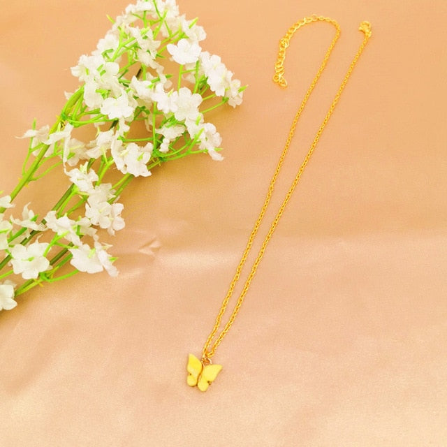 Cute Butterfly Choker Necklace For Women - Shopeasywear