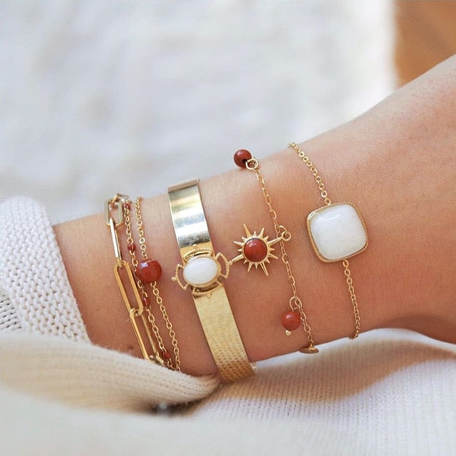 Sun Pattern Women Bracelets