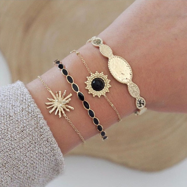 Sun Pattern Women Bracelets