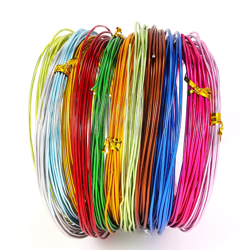 2-10M/Roll Soft Anadized Metal Aluminum Wire - Shopeasywear