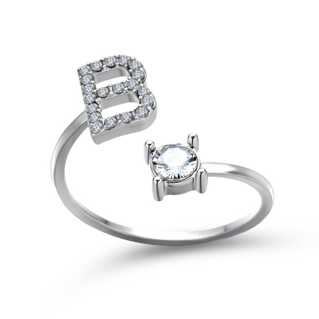 26 Initial Letter Ring - Shopeasywear