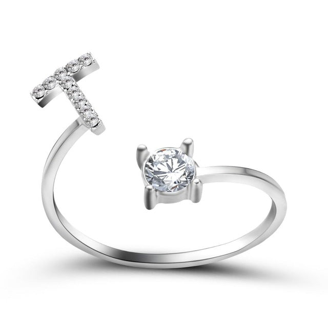 26 Initial Letter Ring - Shopeasywear
