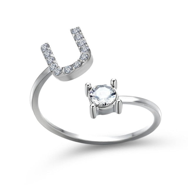 26 Initial Letter Ring - Shopeasywear