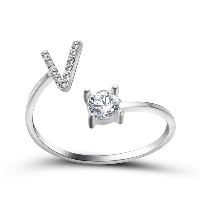 26 Initial Letter Ring - Shopeasywear