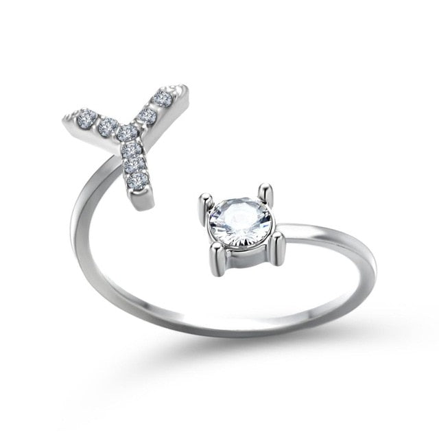 26 Initial Letter Ring - Shopeasywear