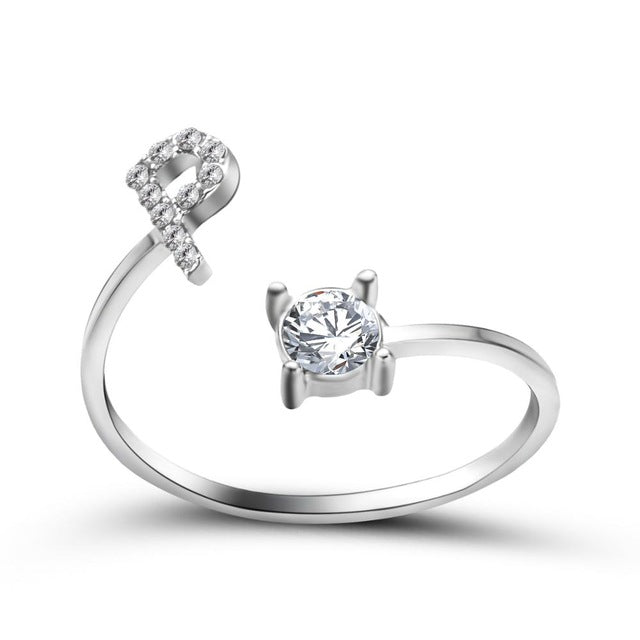26 Initial Letter Ring - Shopeasywear