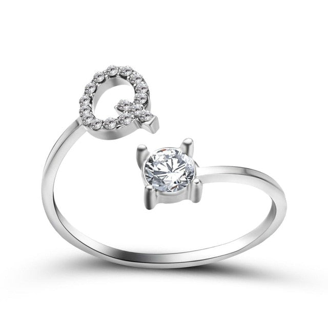 26 Initial Letter Ring - Shopeasywear