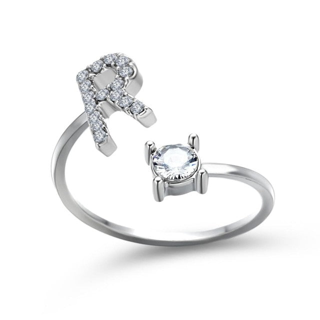 26 Initial Letter Ring - Shopeasywear