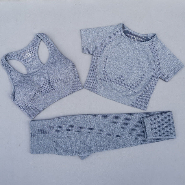 5Pcs Women Vital Seamless Yoga Set - Jeglowstore