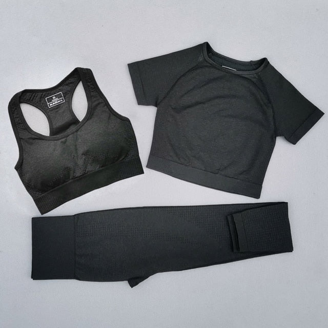 5Pcs Women Vital Seamless Yoga Set - Jeglowstore