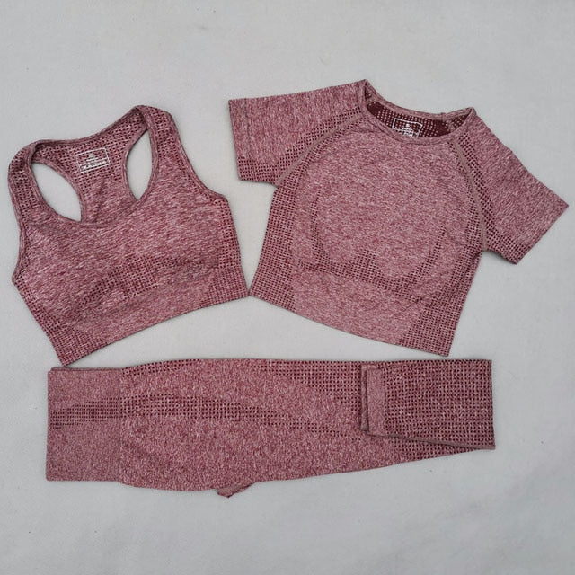 5Pcs Women Vital Seamless Yoga Set - Jeglowstore