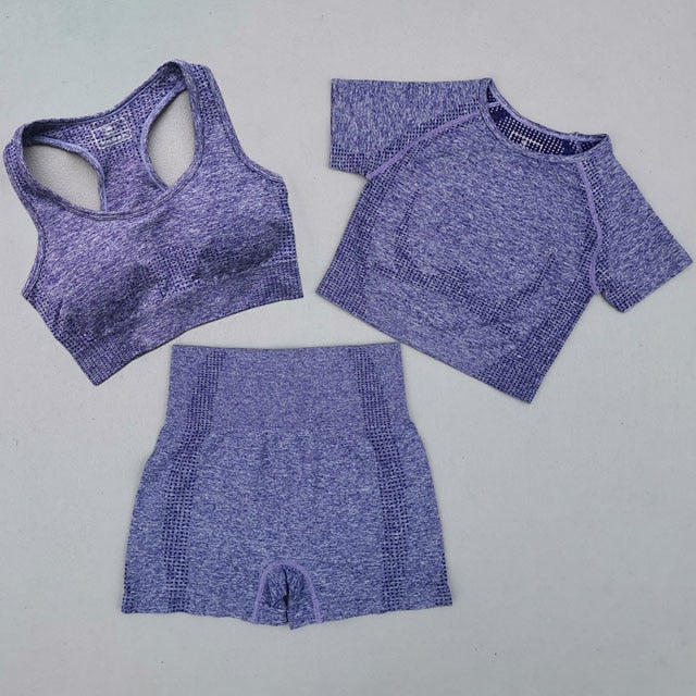 5Pcs Women Vital Seamless Yoga Set - Jeglowstore