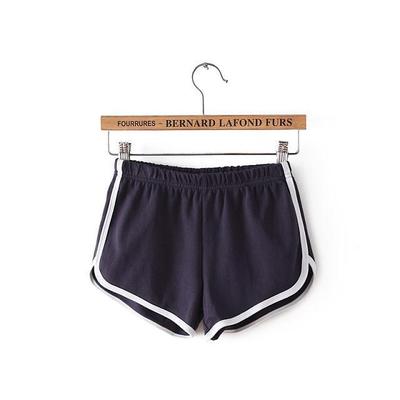 Stretch Waist Casual Shorts For Woman