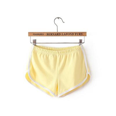 Stretch Waist Casual Shorts For Woman