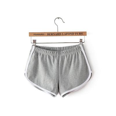 Stretch Waist Casual Shorts For Woman