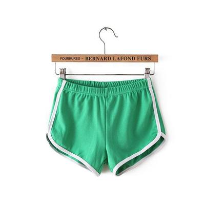 Stretch Waist Casual Shorts For Woman