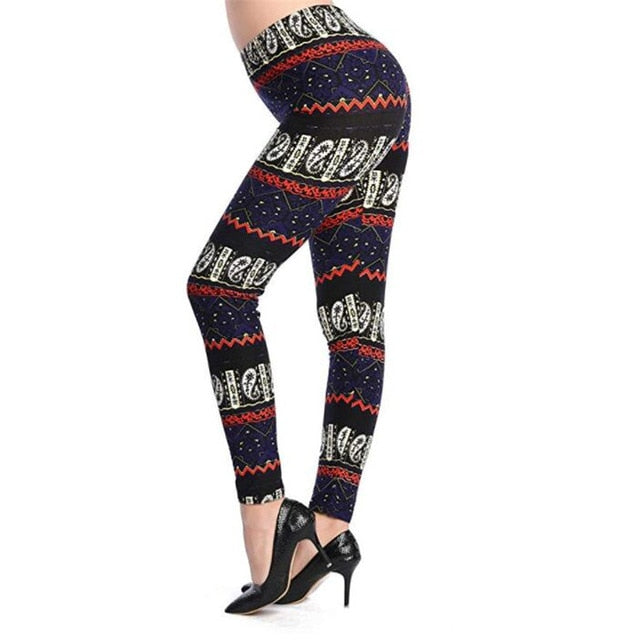 New 2020 Print Flower Leggings