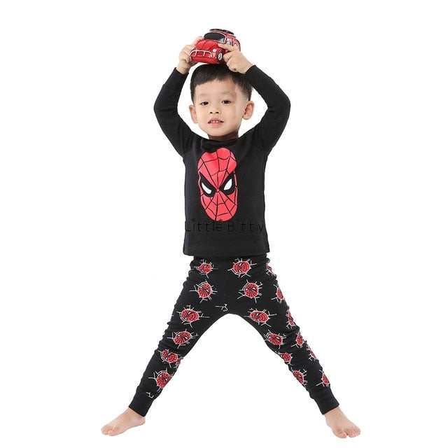 New Baby Girls Long Sleeve Cotton Pajamas