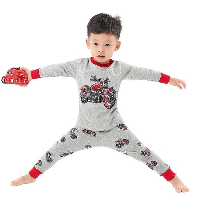 New Baby Girls Long Sleeve Cotton Pajamas