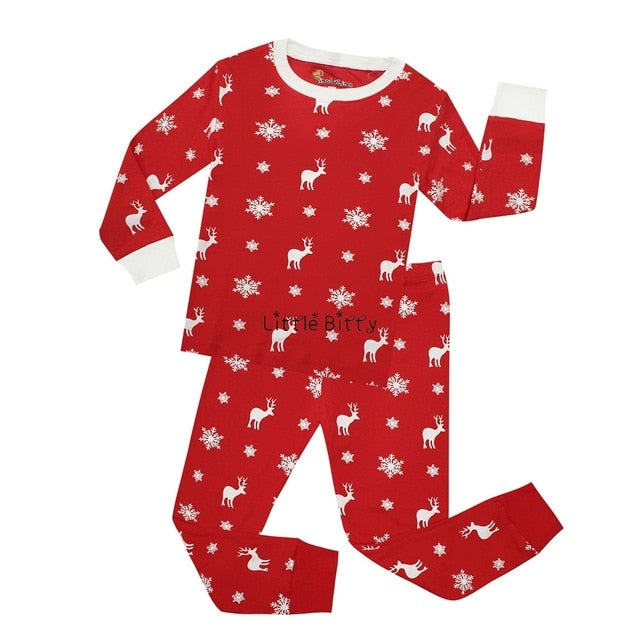 New Baby Girls Long Sleeve Cotton Pajamas