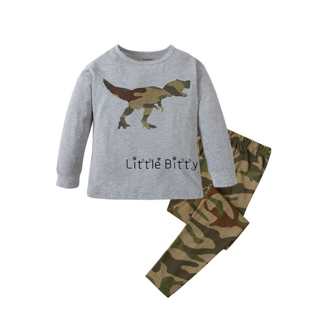 New Baby Girls Long Sleeve Cotton Pajamas