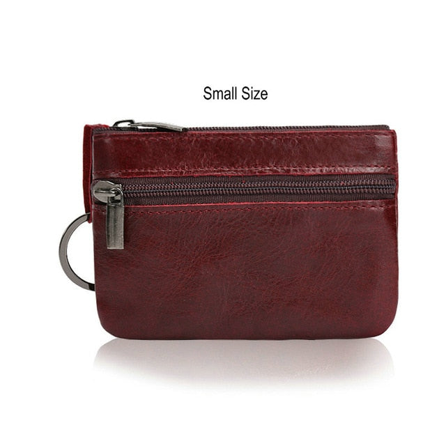 Crazy Horse Leather Coin Purse