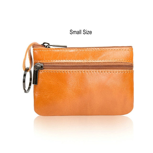Crazy Horse Leather Coin Purse