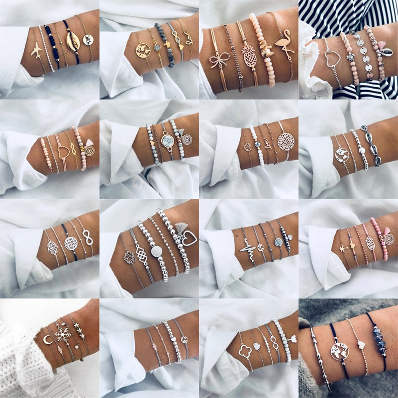 30 Styles Bohemian Bracelet Set