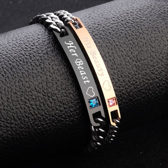 Women Silver Rose Gold Bracelet