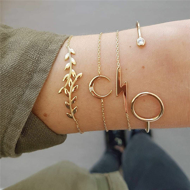 Metal Bracelet Set for Women