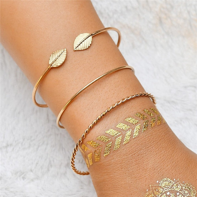 Metal Bracelet Set for Women