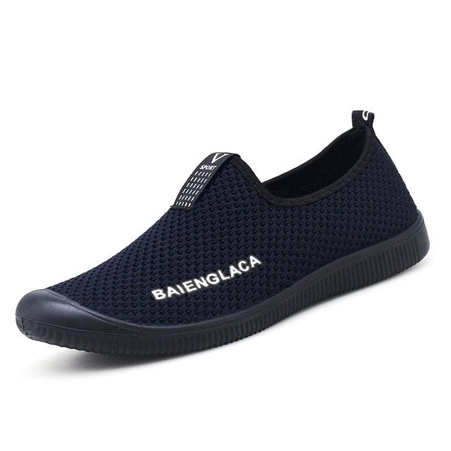Flying woven casual shoes