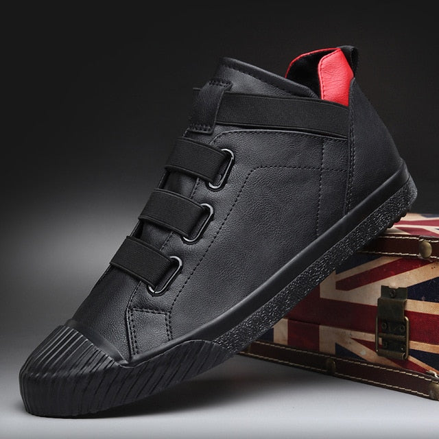 Men Buckle Boots