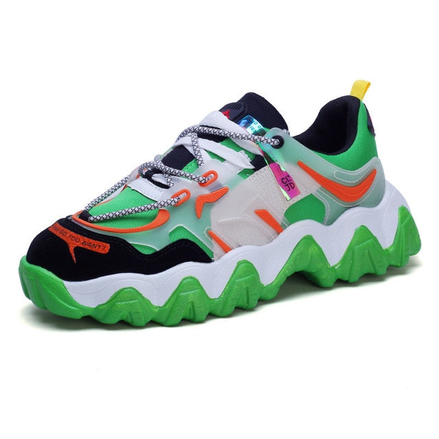 Lace-up Mesh Shoes