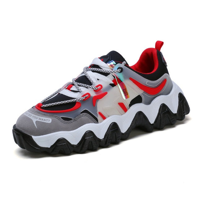 Lace-up Mesh Shoes